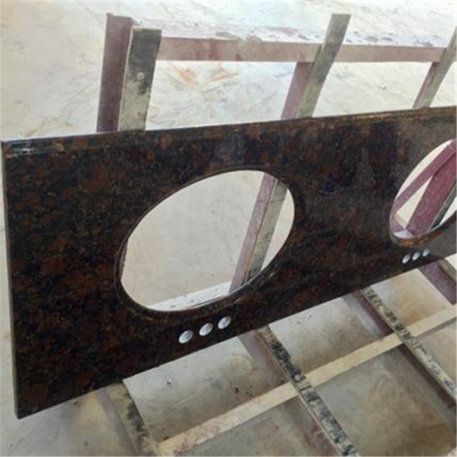 Baltic brown granite bathroom  vanity tops